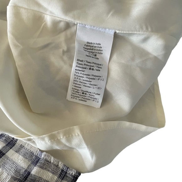 New Women’s Madewell Puff-Sleeve Faux-Wrap Tiered Midi Dress Size 10 - Picture 8 of 10